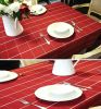 Fashion Classical Style Table Linens Cotton Grid Tablecloth(130x180 CM)-Red(D0101H57PTY)