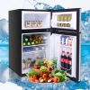 ZOKOP US BCD-90 AC115V/60Hz 90L/3.2CU.FT Household Refrigerator Double Doors RT(D0102HP80DY)