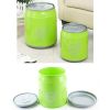 Creative Can Shaped Trash Bin Office Kitchen Home Wastebasket-Blue(D0101H566T7)