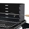 Charcoal BBQ Stand with Wheels(D0102HEJJ67)