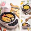 Bear ZDQ-B05C1 Rapid Multi-function Egg Cooker with Auto Shut Off, for Boiling, Steaming and Frying, with Ceramic Steaming Rack and Lid(D0102HPDQ9W)