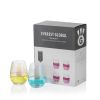Iridescent Collection Stemless Glasses set(D0102HPYVRW)