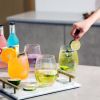 Iridescent Collection Stemless Glasses set(D0102HPYVRW)