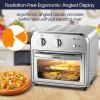 Geek Chef Air Fryer Toaster Oven, 4 Slice Convection Airfryer Countertop Oven,Reheat, Fry Oil-Free, Stainless Steel  XH(D0102HE1HE7)